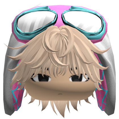Spider Gwen Hood Boy Messy Blonde Hair w/ Face Roblox item