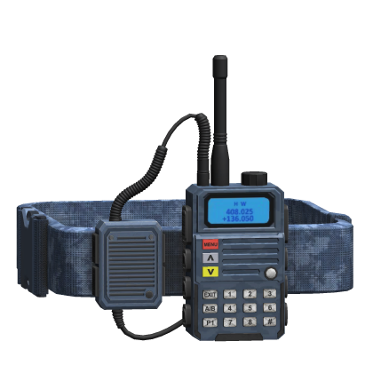 Blue Camo Tactical Radio Arm Strap