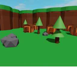 low poly forest