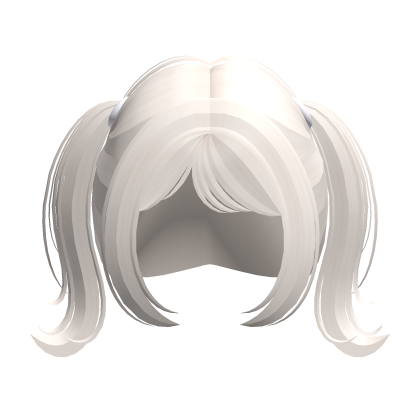 cute twirly wispy pigtails in blonde