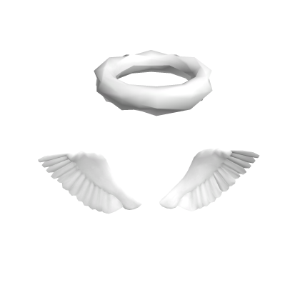 Angel Wings w/Fluffy Halo