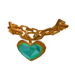 AquaStone Heart Gemstone Necklace