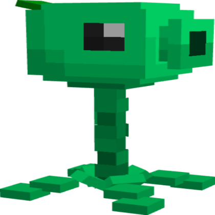 Peashooter In Minecraft Lol Roblox decal