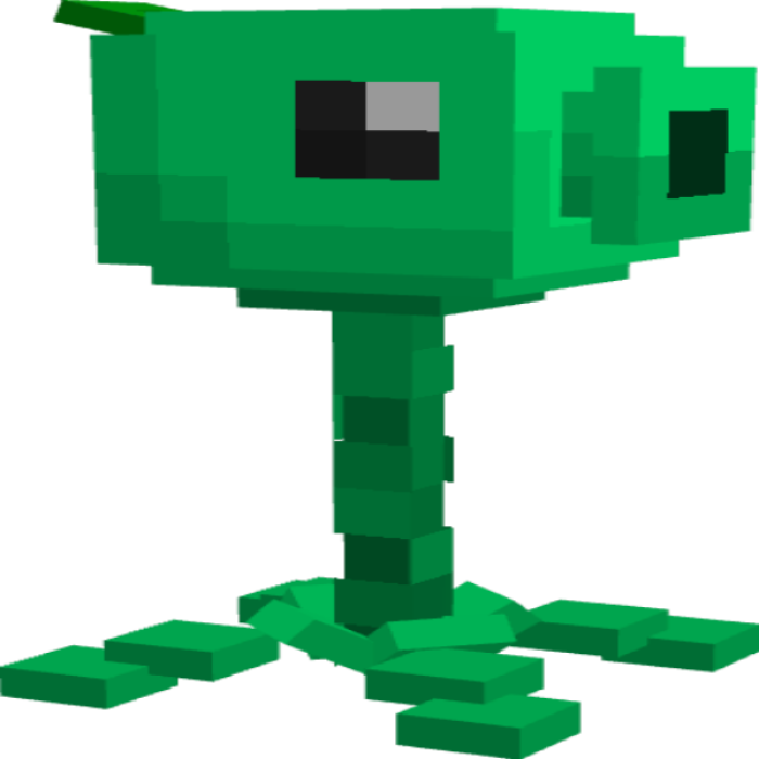 Peashooter In Minecraft Lol Roblox decal
