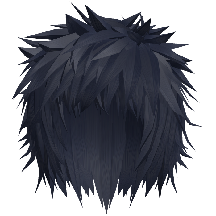 Midnight Blue Scene Messy Spiky Emo Boy Hair