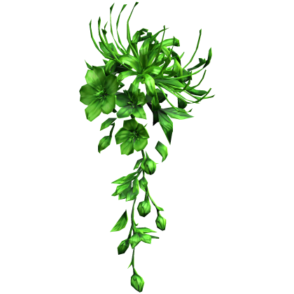 配置 green spider lily vines flower arrangement