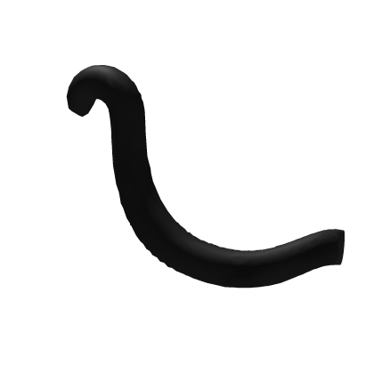 black cat tail Roblox item