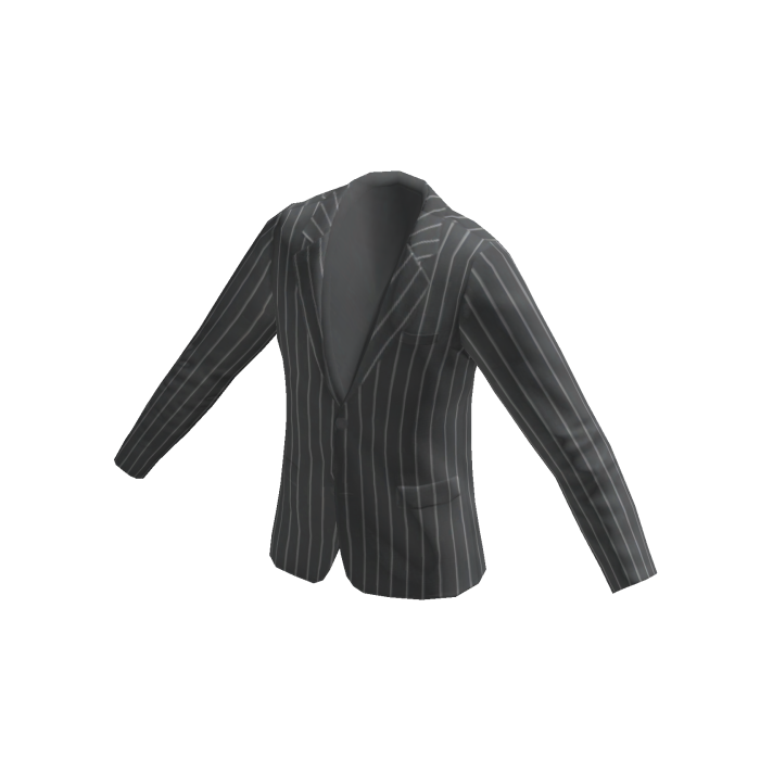 Business Coat - Striped Gray