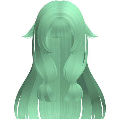 green columbina sweet anime cosplay hair