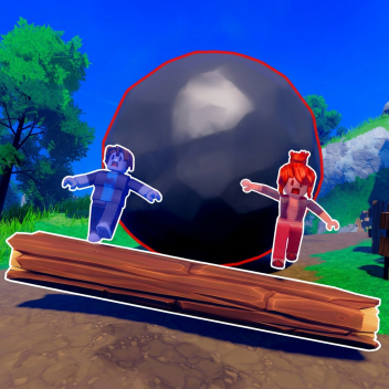 [🎨UPD!] Roll a Log [2 Player Obby]