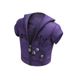 Gothic/Mall Goth Cropped Jacket | Purple
