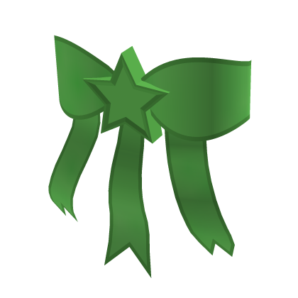 Green SuperStar Bow for Korblox