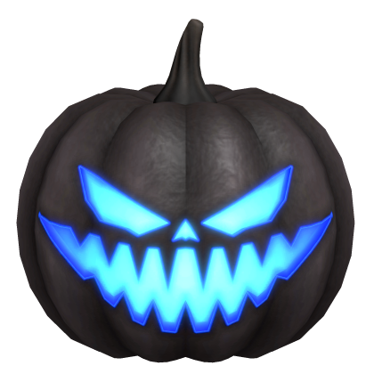 🎃 [EMISSIVE] Black Evil Pumpkin Jack O’ Lantern Roblox item