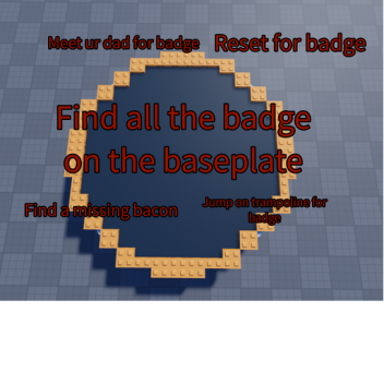 Find all badge on baseplate (5)