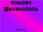 Female ROBLOXians