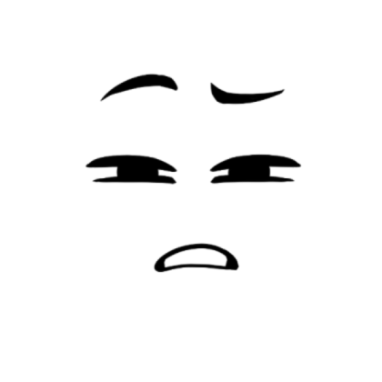 Suspicion Face Roblox decal