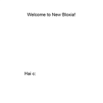 Citizens Of New Bloxia!