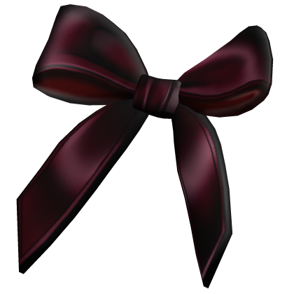Cute Hair Ribbon In Cherry Left