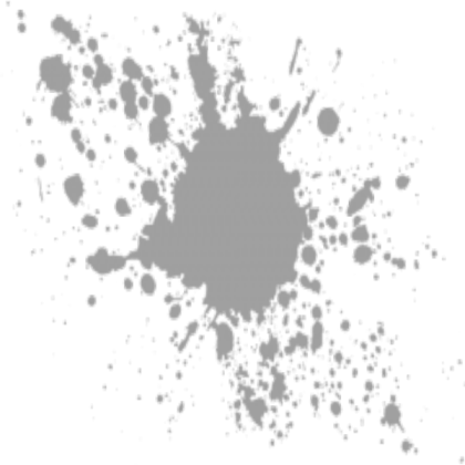 Yellow paint splotch turned gray Roblox decal