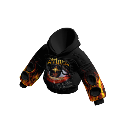 Black Hole Hoodie - Flames