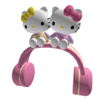 Hello Kitty and Mimmy Headphones