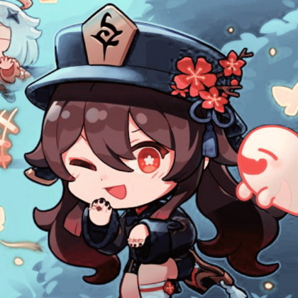 Genshin impact ghost girl chibi icon Roblox decal