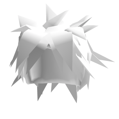 White Emo Hairs Roblox item