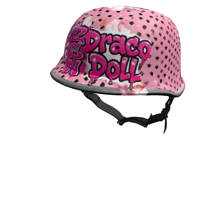 Pink Doll Helmet