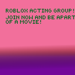 My roblox movie group