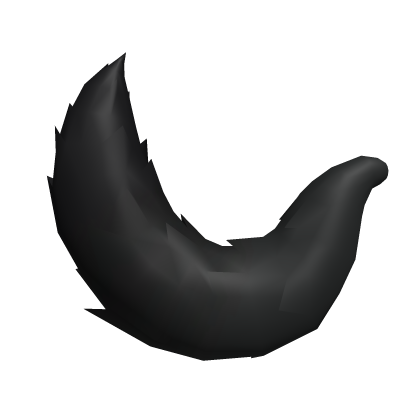 Black Mega Fluffy Tail Roblox item