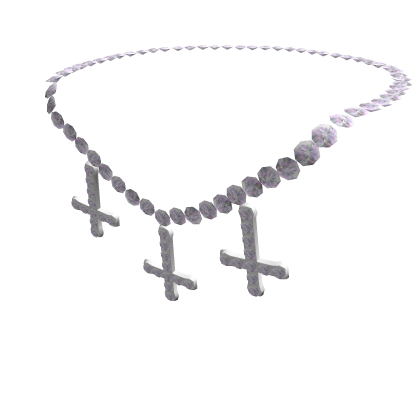 Diamond Crossed Necklace