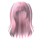 Pastel Pink Kawaii Anime Pigtails