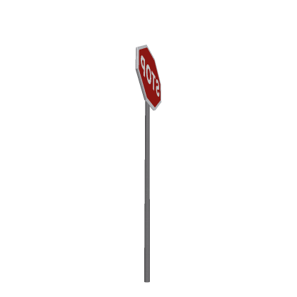 🧰 backrooms movie stop sign Low Poly Pack Decor