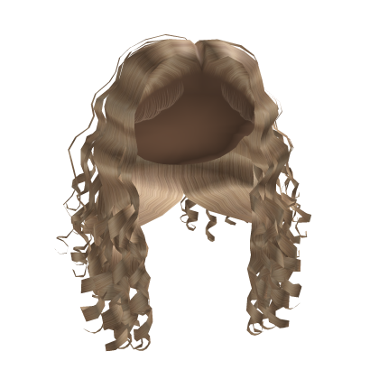 Curly Middle Part [Blonde] Roblox item