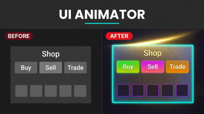 UI Animator - AutoScale, Studs, Presets, Templates