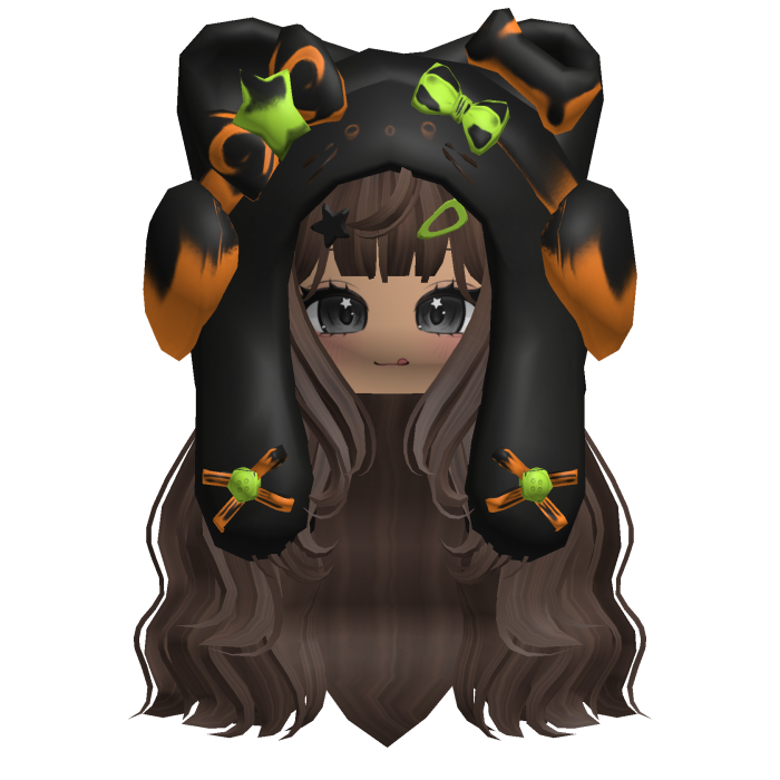 Brown Cute Cozy Kitty Hood Hair