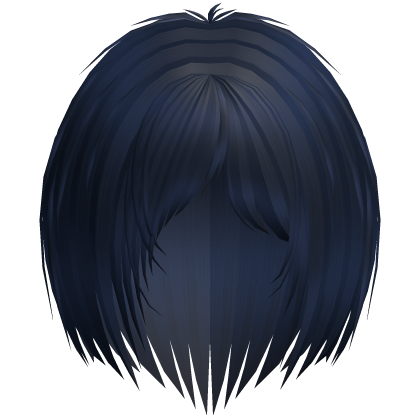 Goth Razor Cut Layered Bob (Blue) Roblox item