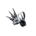 White Cyber Winged Headphones