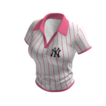 Pink Yankees Polo