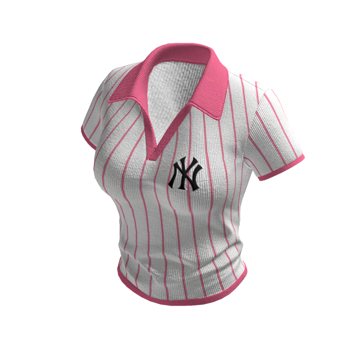 Pink Yankees Polo