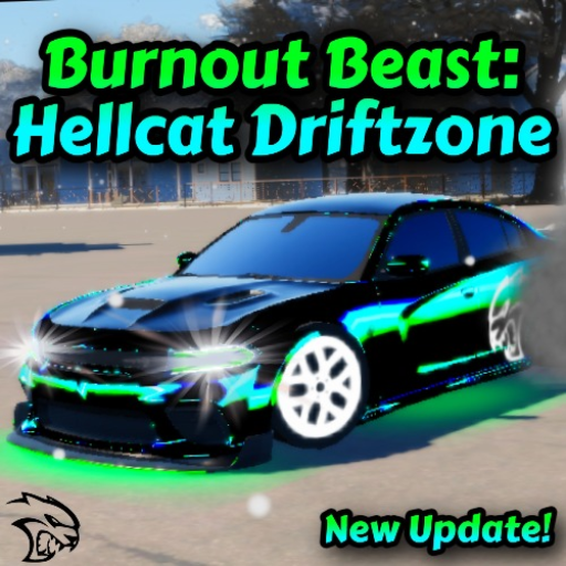 (❄️WINTER!!) Burnout Beast: Hellcat Driftzone🚗💨 official Roblox game thumbnail