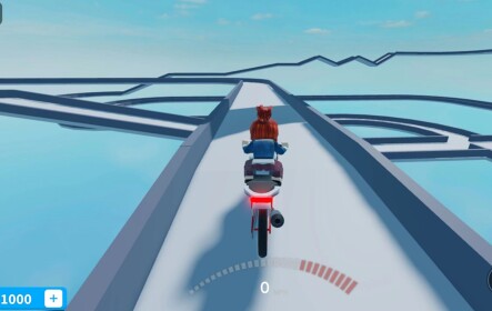 Motorcycle Ride Into Land