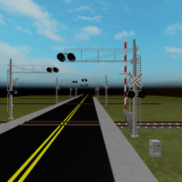 Oak St, railroad crossing michigan