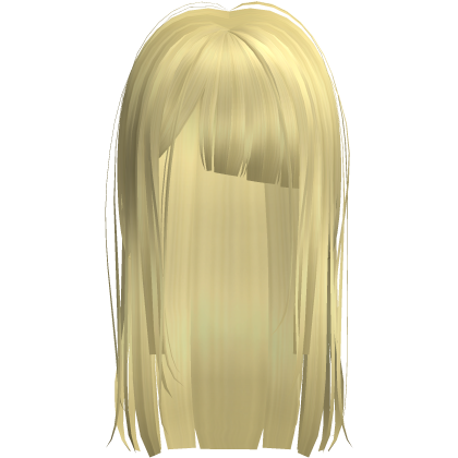 Yellow Long Messy Goth Short Bangs Horror Hair
