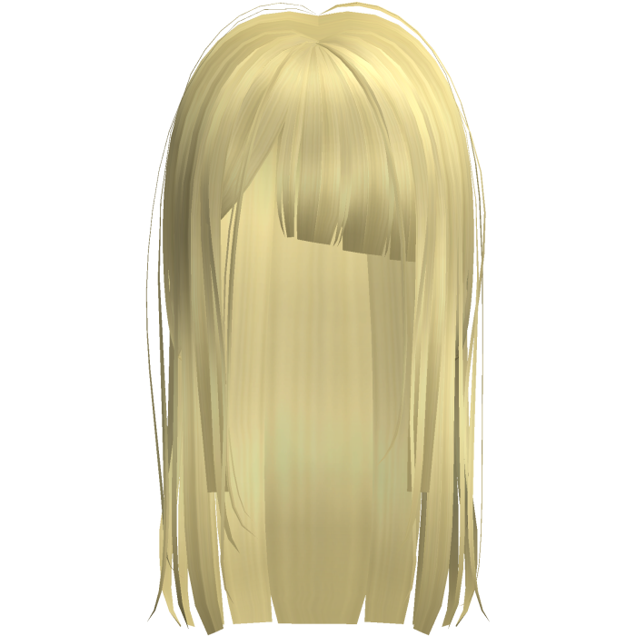 Yellow Long Messy Goth Short Bangs Horror Hair