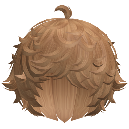 cute ginger kawaii messy lamb curly wavy hair