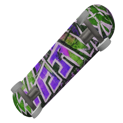 Graffiti Skateboard Deck (Purple)