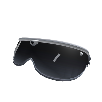 Black Shield Visor Shades Raised