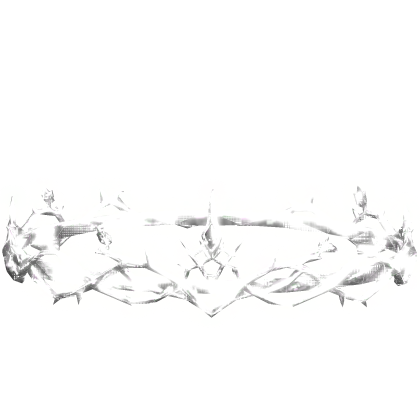 Animated Shimmering Glowing Thorn Circlet - White