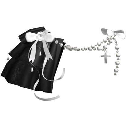 Victorian White Lace Pearl Ribbon Shoulder 3.0 [R]